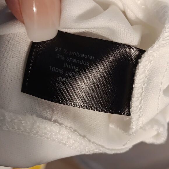 Lane Bryant Floral Faux Wrap Maxi Dress in Yellow and White - Picture 7 of 9